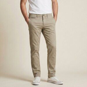 Zara Men's Khaki Skinny Fit Chinos Pants
